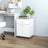 Rolling Cabinet 45X38X54 Cm Engineered Wood