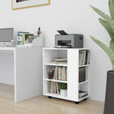 Rolling Cabinet 60X35X75 Cm Engineered Wood
