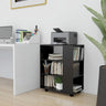 Rolling Cabinet 60X35X75 Cm Engineered Wood