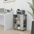 Rolling Cabinet 60X35X75 Cm Engineered Wood