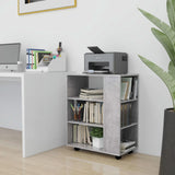 Rolling Cabinet 60X35X75 Cm Engineered Wood