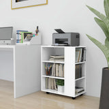 Rolling Cabinet 60X35X75 Cm Engineered Wood