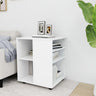 Rolling Cabinet 60X53X72 Cm Engineered Wood