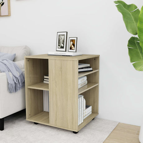 Rolling Cabinet 60X53X72 Cm Engineered Wood