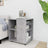 Rolling Cabinet 60X53X72 Cm Engineered Wood