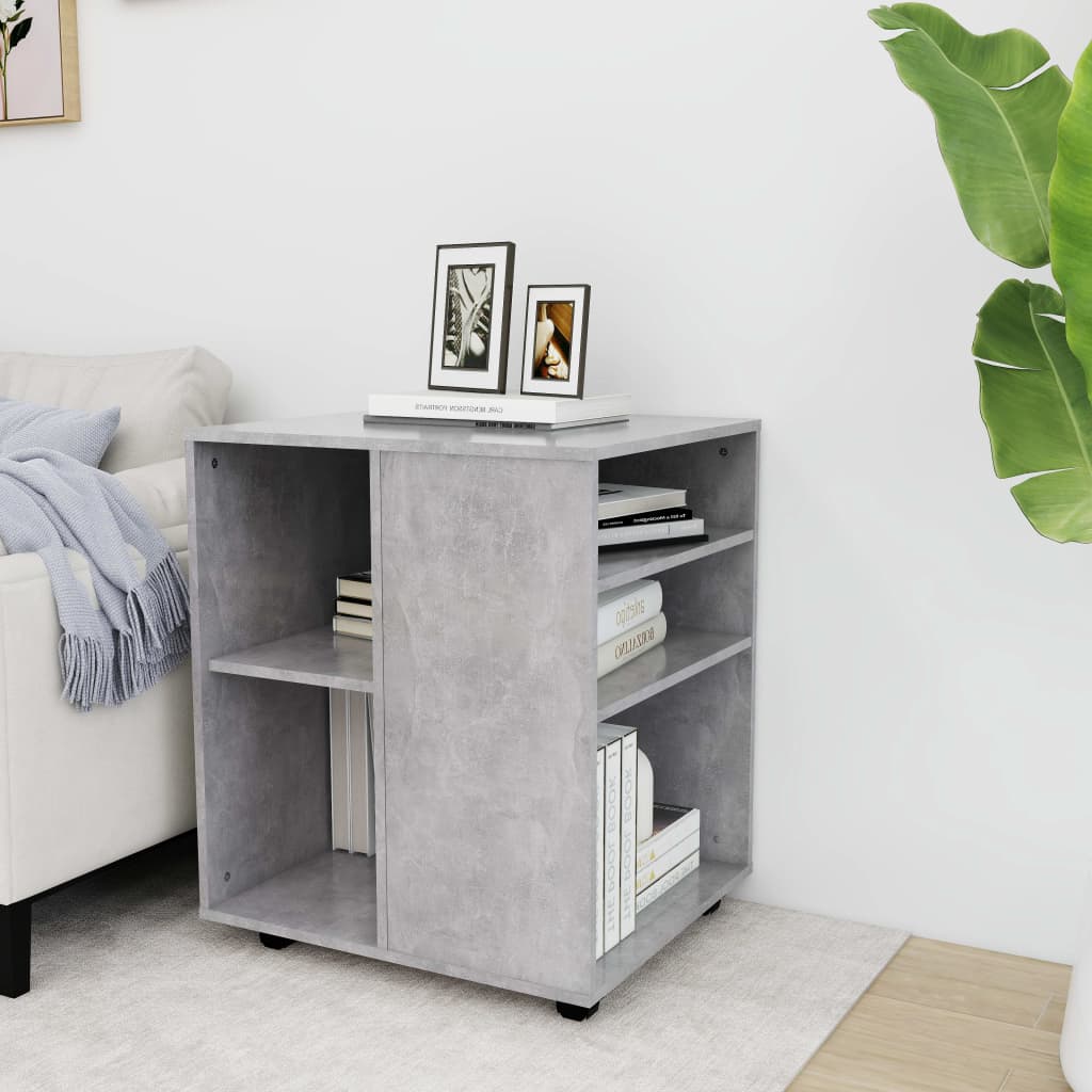Rolling Cabinet 60X53X72 Cm Engineered Wood