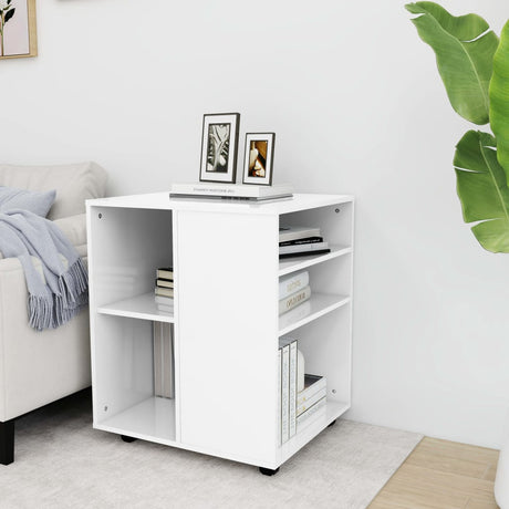 Rolling Cabinet 60X53X72 Cm Engineered Wood