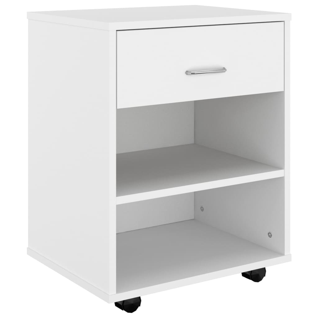 Rolling Cabinet 46X36X59 Cm Engineered Wood