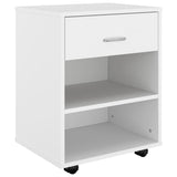 Rolling Cabinet 46X36X59 Cm Engineered Wood