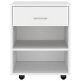 Rolling Cabinet 46X36X59 Cm Engineered Wood