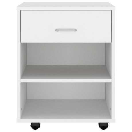 Rolling Cabinet 46X36X59 Cm Engineered Wood