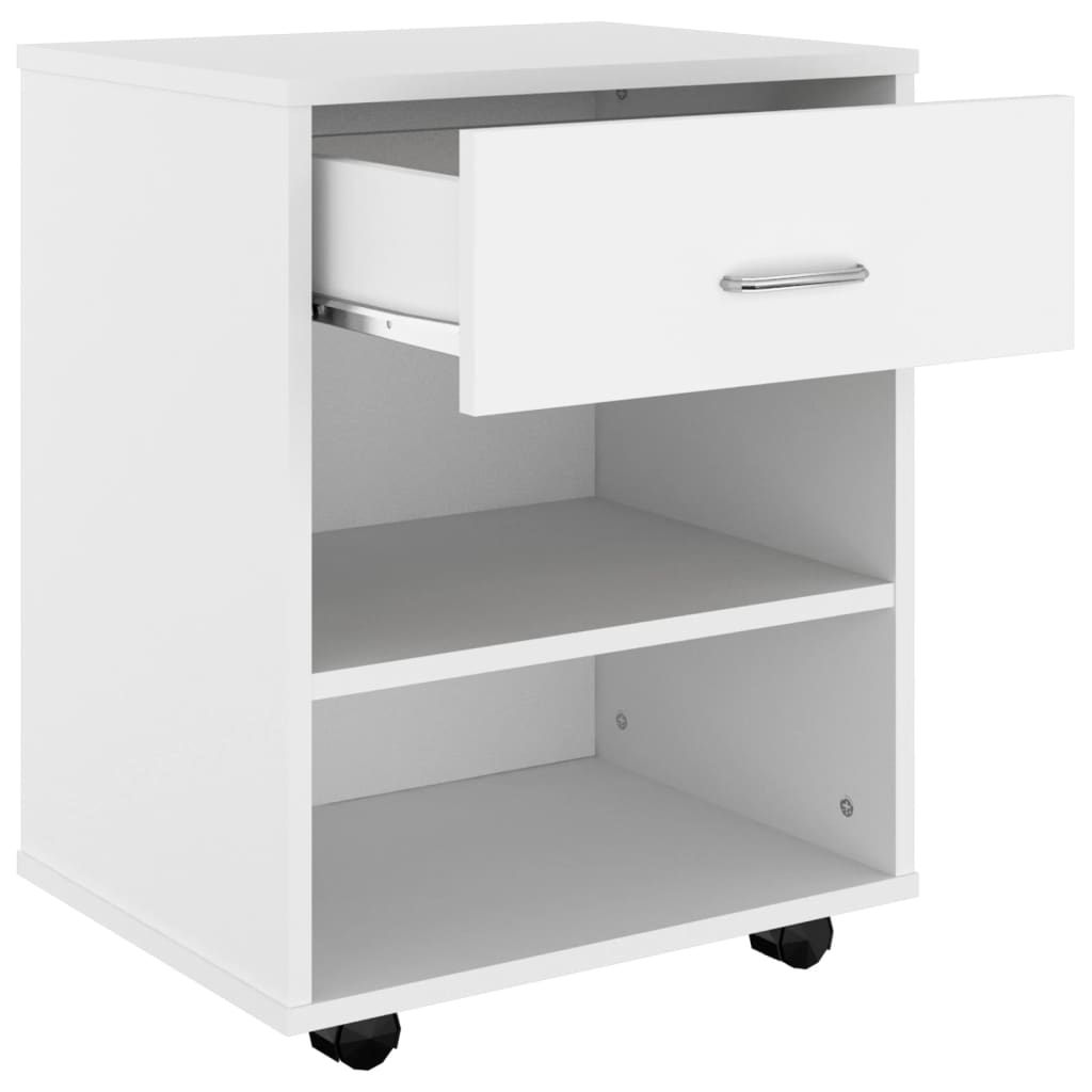 Rolling Cabinet 46X36X59 Cm Engineered Wood
