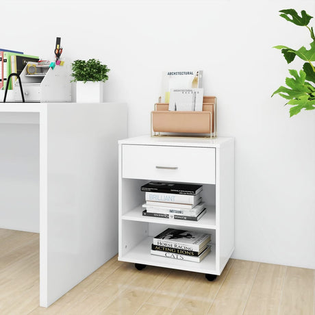 Rolling Cabinet 46X36X59 Cm Engineered Wood