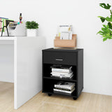 Rolling Cabinet 46X36X59 Cm Engineered Wood