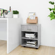 Rolling Cabinet 46X36X59 Cm Engineered Wood