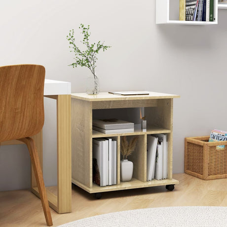 Rolling Cabinet 60X45X60 Cm Engineered Wood