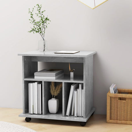 Rolling Cabinet 60X45X60 Cm Engineered Wood
