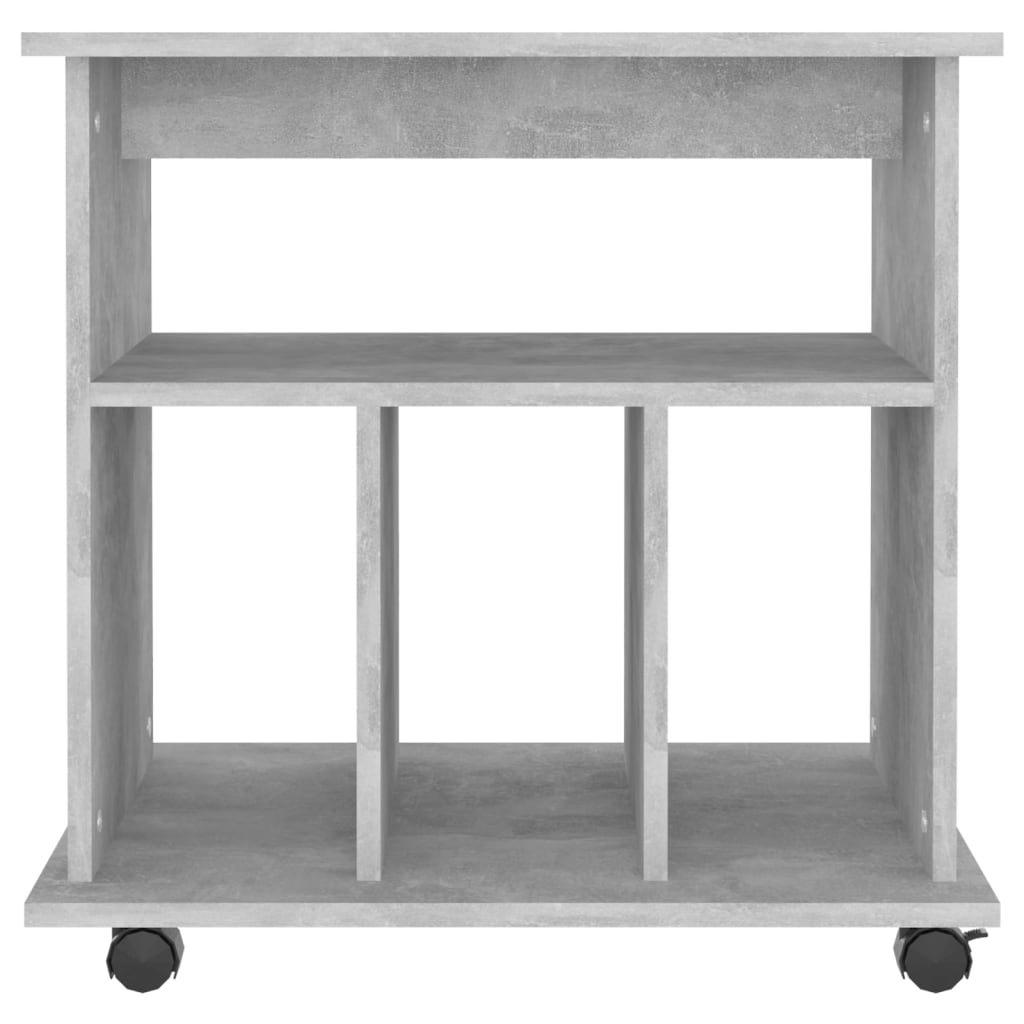 Rolling Cabinet 60X45X60 Cm Engineered Wood