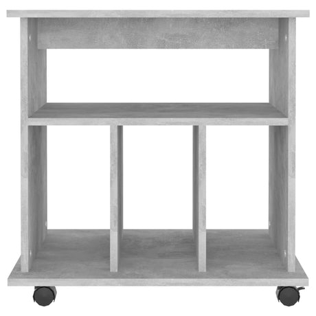 Rolling Cabinet 60X45X60 Cm Engineered Wood