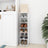 Shoe Cabinet 27.5X27X102 Cm Engineered Wood