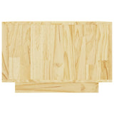 Coffee Table 50X50X33.5 Cm Solid Pinewood