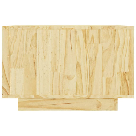 Coffee Table 50X50X33.5 Cm Solid Pinewood