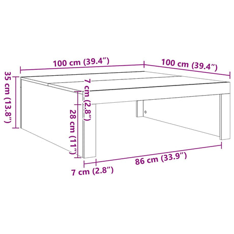 Coffee Table Engineered Wood