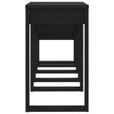 Nesting Tables 3 pcs Black Engineered Wood