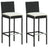 Garden Bar Stools With Cushions 4 Pcs Poly Rattan