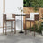 Bar Stools 2 Pcs With Cushions Poly Rattan
