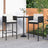 Bar Stools 2 Pcs With Cushions Poly Rattan