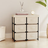 Storage Cabinet With 6 Drawers 55X29X55 Cm Steel
