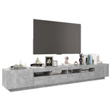 Tv Cabinet With Led Lights 260X35X40 Cm
