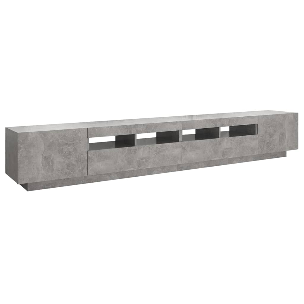 Tv Cabinet With Led Lights 260X35X40 Cm