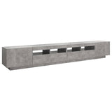 Tv Cabinet With Led Lights 260X35X40 Cm