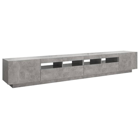 Tv Cabinet With Led Lights 260X35X40 Cm