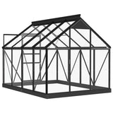 Greenhouse Replacement Frame Anthracite 155X103X191 Cm Aluminium