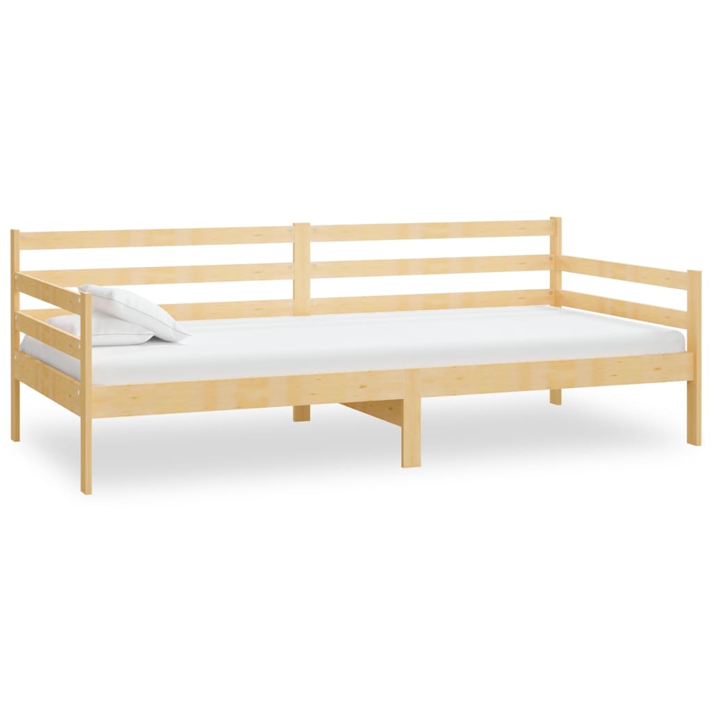 Day Bed Without Mattress Solid Wood Pine 90X200Cm