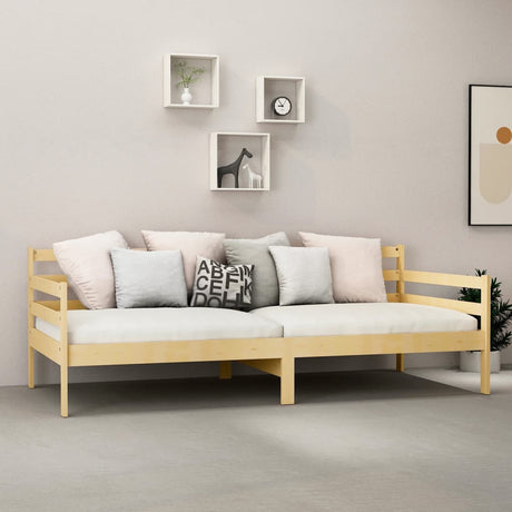 Day Bed Without Mattress Solid Wood Pine 90X200Cm