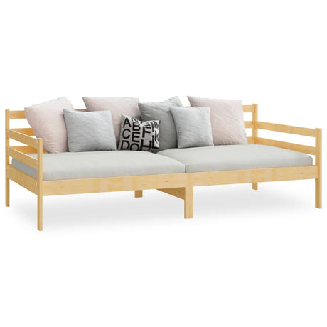 Day Bed Without Mattress Solid Wood Pine 90X200Cm
