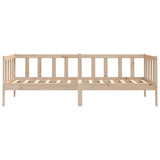 Day Bed Without Mattress Solid Wood Pine 90X200Cm