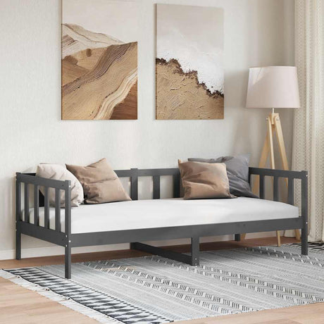 Day Bed Without Mattress Solid Wood Pine 90X200Cm