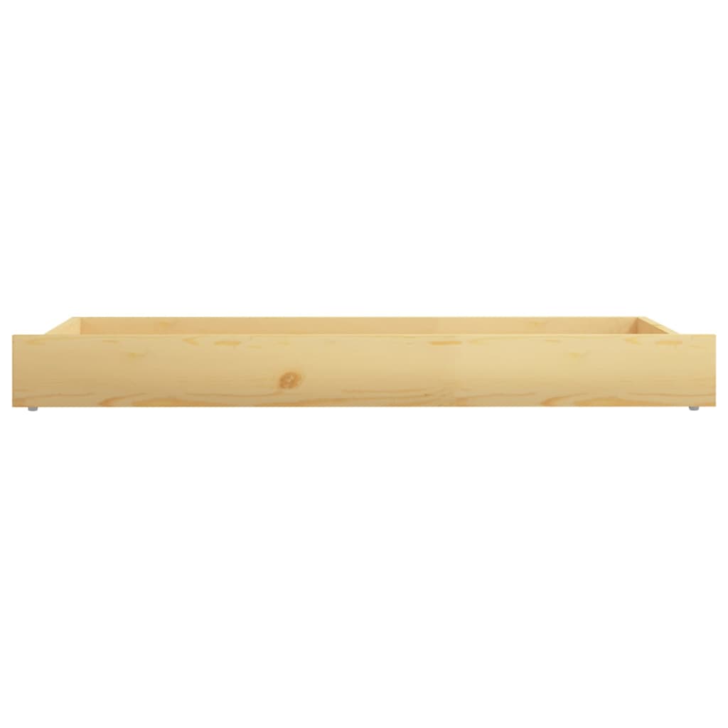 Day Bed Drawers 2 Pcs Solid Pinewood