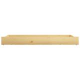 Day Bed Drawers 2 Pcs Solid Pinewood
