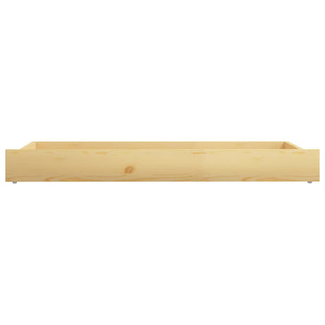Day Bed Drawers 2 Pcs Solid Pinewood