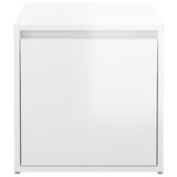 Box Drawer High Gloss White 40.5x40x40 cm Engineered Wood