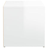 Box Drawer High Gloss White 40.5x40x40 cm Engineered Wood