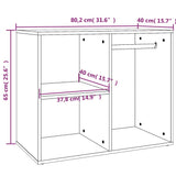 Dressing Cabinet 80X40X65 Cm Engineered Wood
