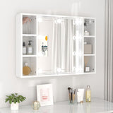 Mirror Cabinet With Led 76X15X55 Cm