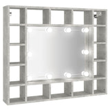 Mirror Cabinet With Led 91X15X76.5 Cm